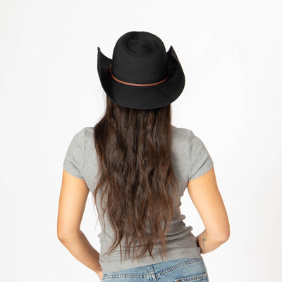 Sadie - Women's Cowboy with Adjustable Chin Cord-COWBOY-San Diego Hat Company