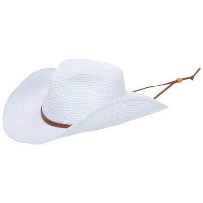 Sadie - Women's Cowboy with Adjustable Chin Cord-COWBOY-San Diego Hat Company