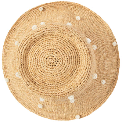 Perla - Crochet Raffia Bell Bucket Hat-BUCKET-San Diego Hat Company