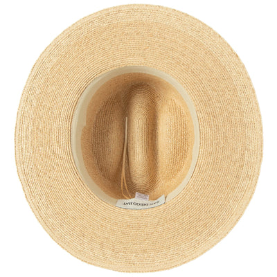 Shell - Raffia Cattleman's Crease Sun Hat-SUN BRIM-San Diego Hat Company