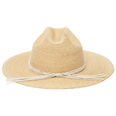 Shell - Raffia Cattleman's Crease Sun Hat-SUN BRIM-San Diego Hat Company