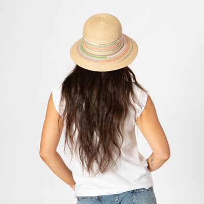 Milta - Mixed Crochet Raffia Bucket Hat-BUCKET-San Diego Hat Company