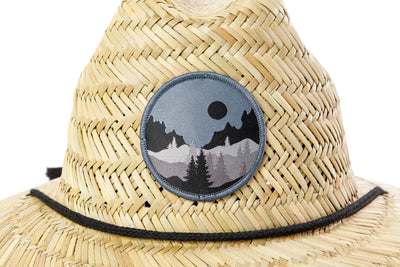 Men's Straw Lifeguard with Midnight Forest Patch-LIFEGUARD-San Diego Hat Company