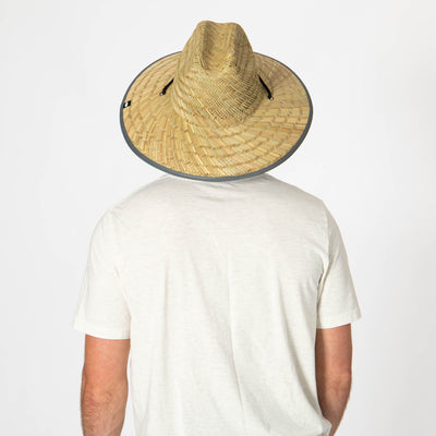 Men's Straw Lifeguard with Midnight Forest Patch-LIFEGUARD-San Diego Hat Company