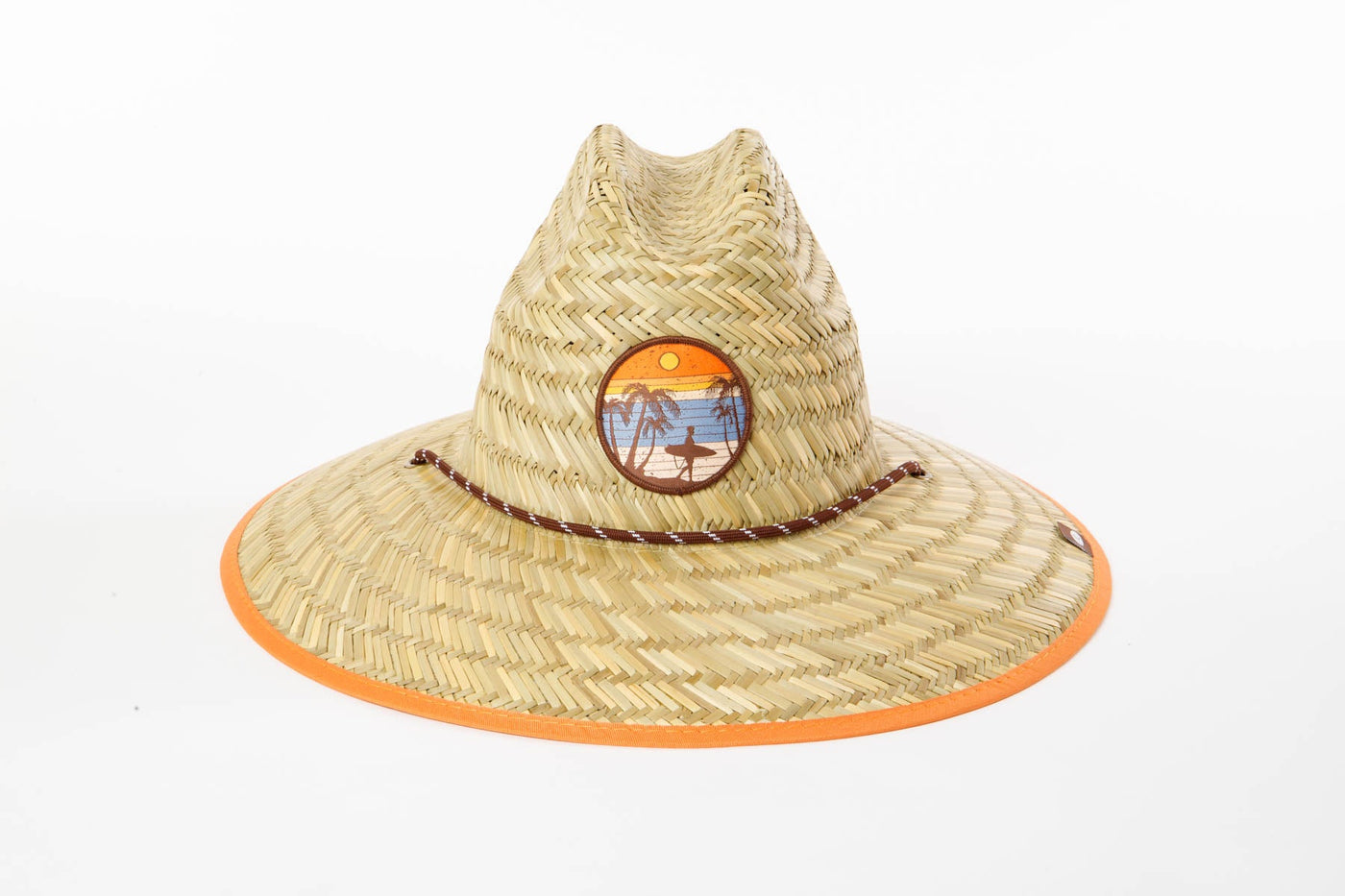 Men's Straw Lifeguard with Vintage Surf Patch-LIFEGUARD-San Diego Hat Company