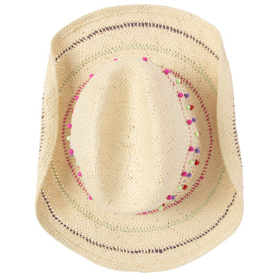 Santa Cruz - Woven Toyo Straw Cowboy-COWBOY-San Diego Hat Company