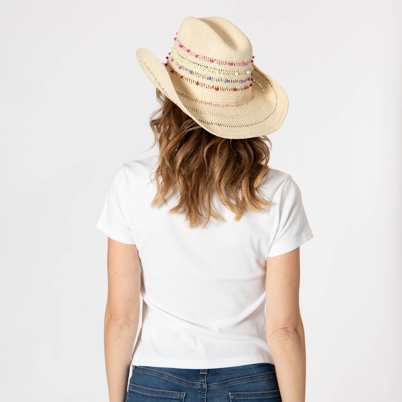 Santa Cruz - Woven Toyo Straw Cowboy-COWBOY-San Diego Hat Company