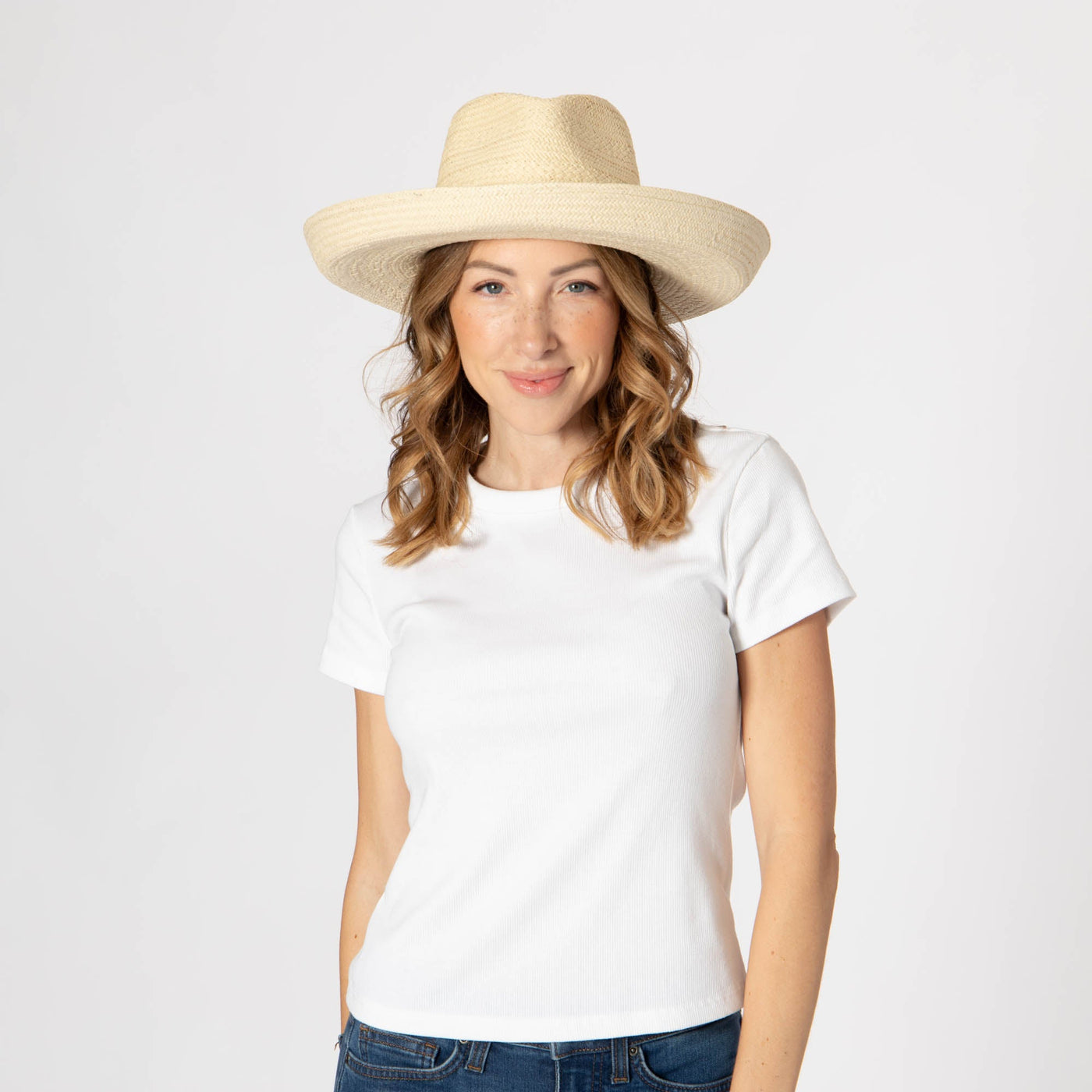 Yesenia - Toyo Straw Kettle Brim Rancher-Rancher-San Diego Hat Company