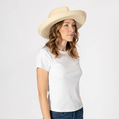 Yesenia - Toyo Straw Kettle Brim Rancher-Rancher-San Diego Hat Company