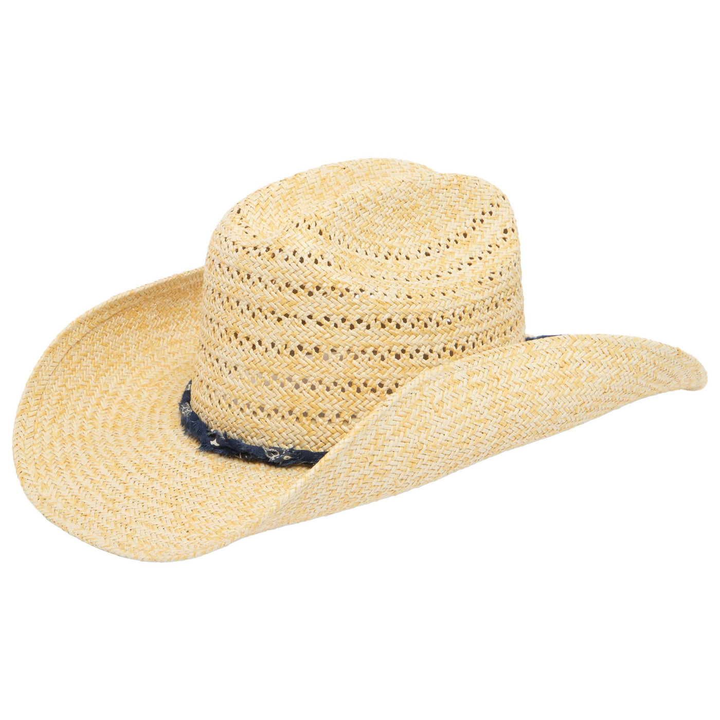 Annie - Woven Toyo Straw Cowboy with Wire Brim-COWBOY-San Diego Hat Company