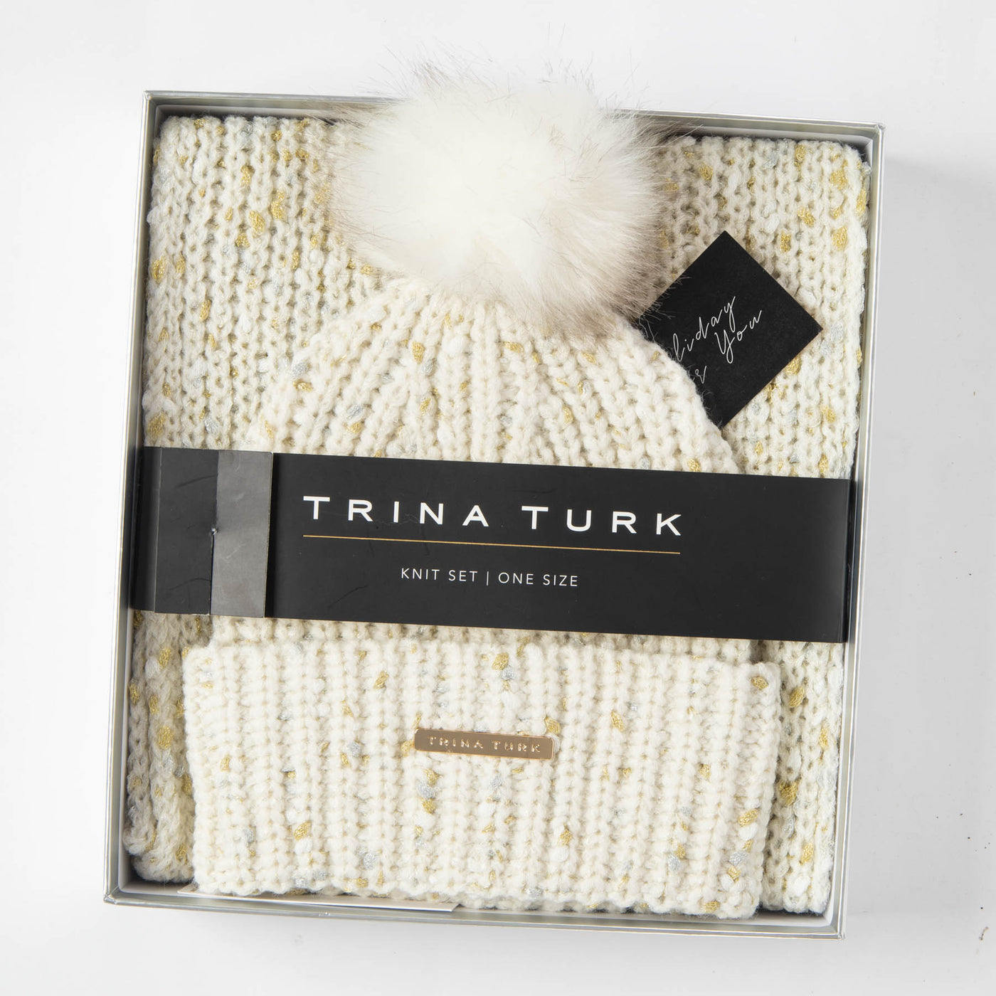 Holiday Step-Up Knit Set by Trina Turk-SCARF-San Diego Hat Company