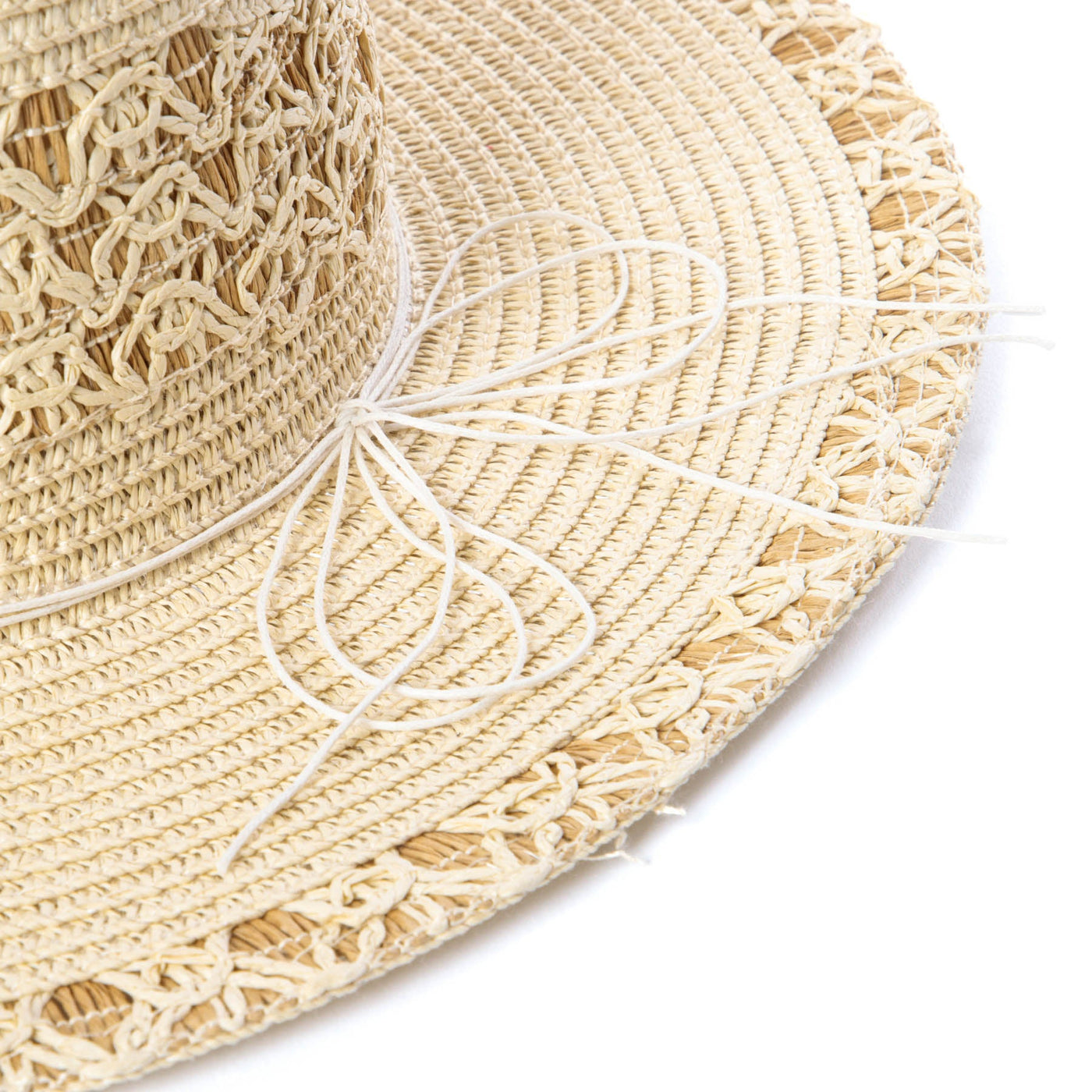 Blanca - Ultrabraid Fedora with Seashell Trim-FEDORA-San Diego Hat Company