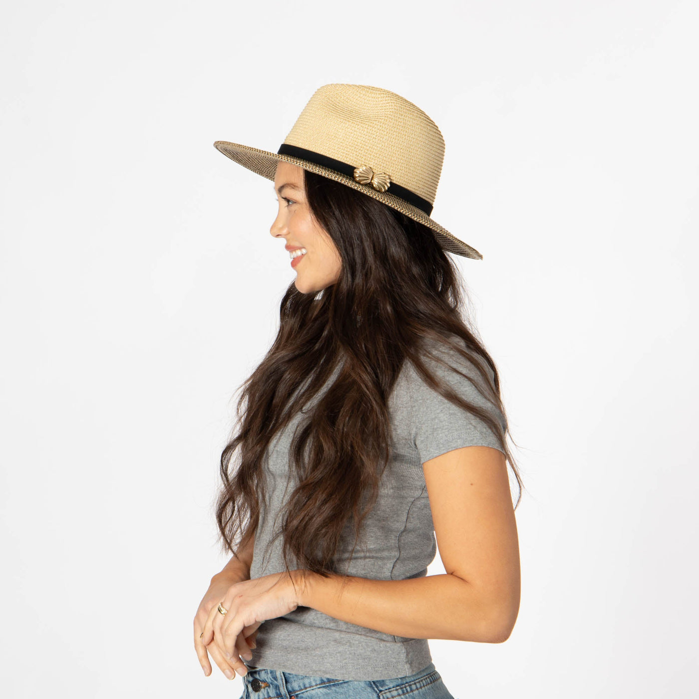 Seaside - Ultrabraid Two Tone Fedora-FEDORA-San Diego Hat Company