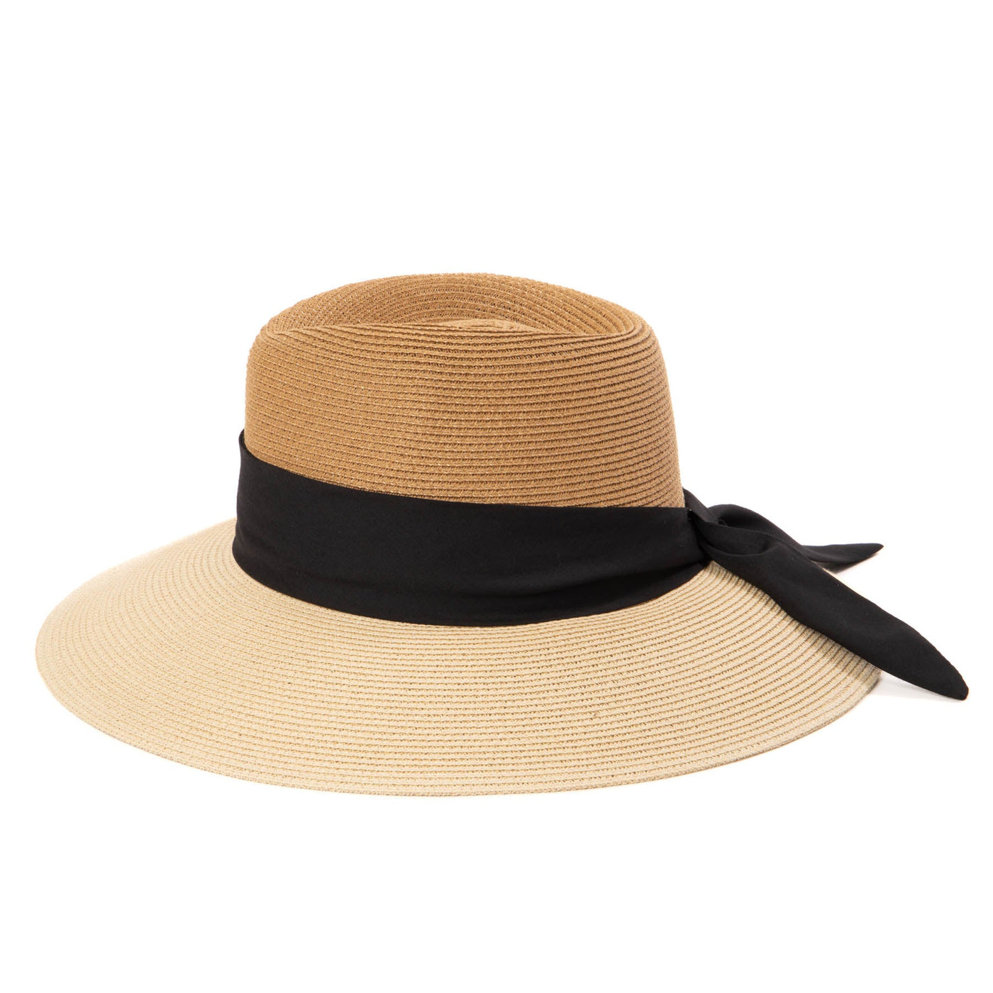 Paola - Ultrabraid Two Tone Fedora-FEDORA-San Diego Hat Company