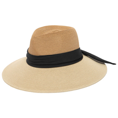 Paola - Ultrabraid Two Tone Fedora-FEDORA-San Diego Hat Company