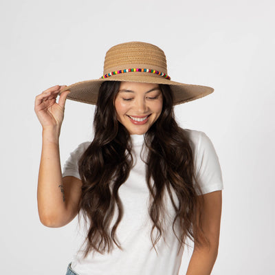 Fiesta - Round Crown Large Brim Sun Hat-SUN BRIM-San Diego Hat Company