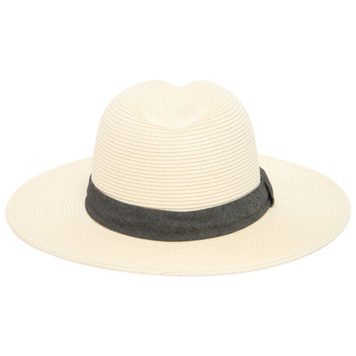 Out of Office - Ultrabraid Fedora With Chambray Band (UBM4457)-FEDORA-San Diego Hat Company