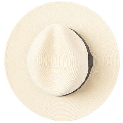 Out of Office - Ultrabraid Fedora With Chambray Band (UBM4457)-FEDORA-San Diego Hat Company