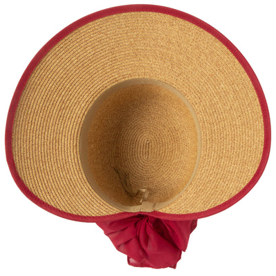 SUN BRIM - Brunch Date - Ultrabraid Face Saver With Chiffon Tie