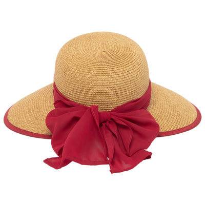 Brunch Date - Ultrabraid Face Saver With Chiffon Tie (UBM4480)-SUN BRIM-San Diego Hat Company