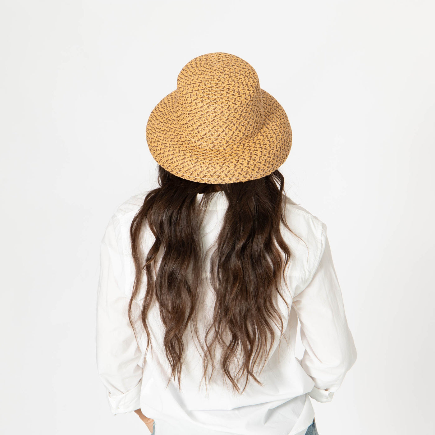 Lana - Women's Mixed Ultrabraid Round Bell Shaped Hat (UBM6833)-SUN BRIM-San Diego Hat Company