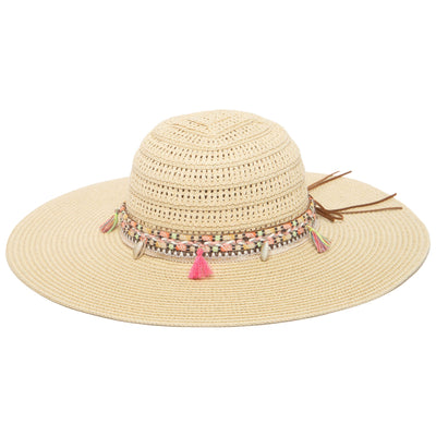 Maria - Open Weave Pattern Sun Hat-SUN BRIM-San Diego Hat Company