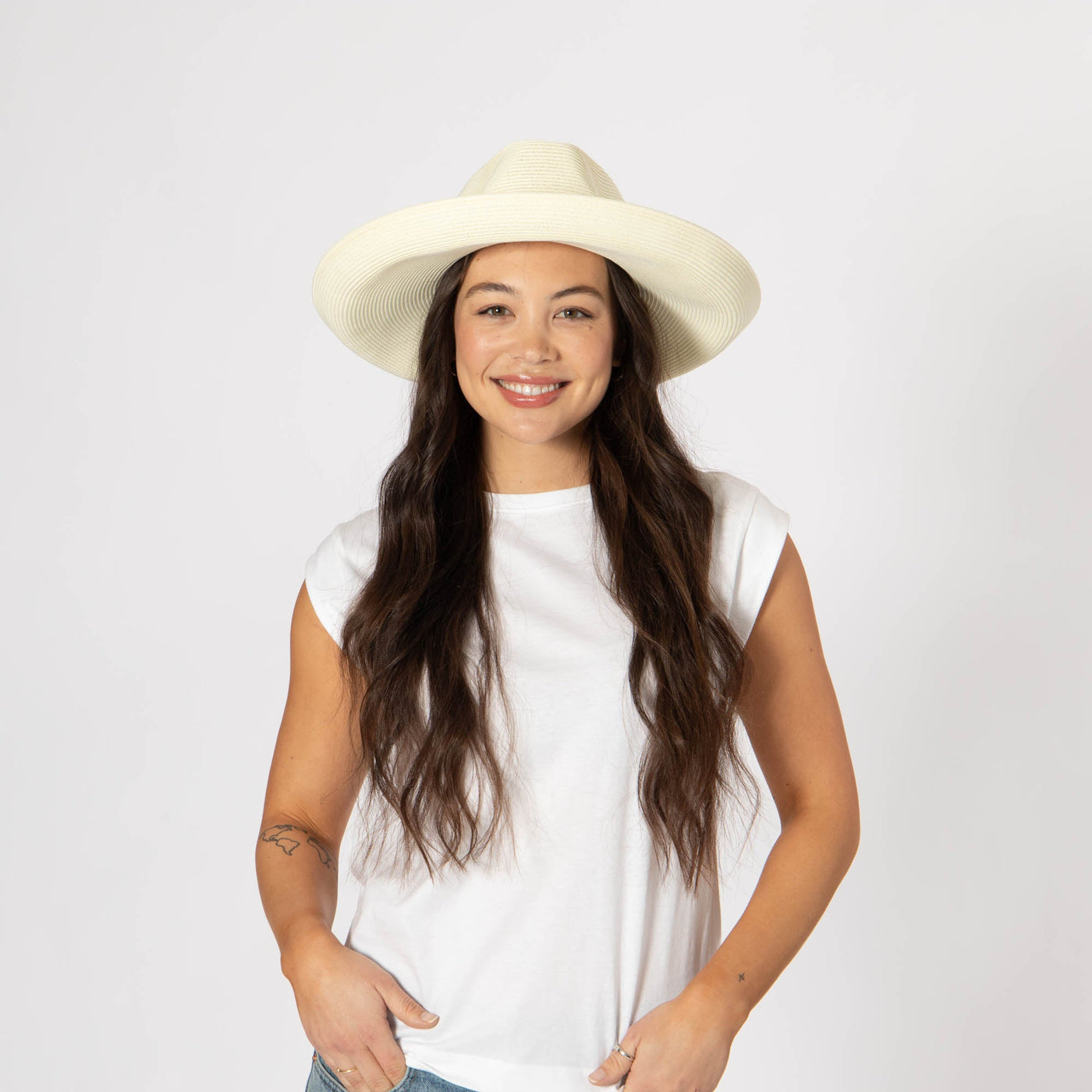 Camila - Ultrabraid Kettle Brim Fedora-FEDORA-San Diego Hat Company