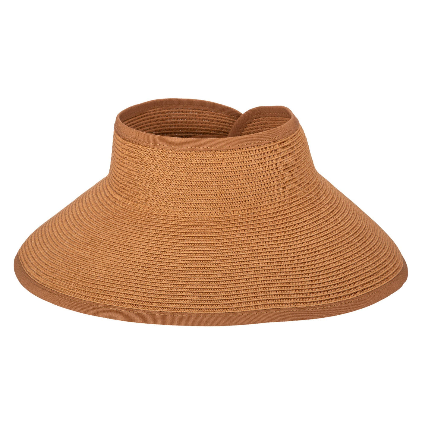 Women's Beach Sun Visor Wide Brim Hat Cap - Grey - CP17YDN3ICR