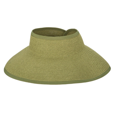 San Diego Hat Company's Signature Women's Ultrabraid Large Brim Visor-VISOR-San Diego Hat Company