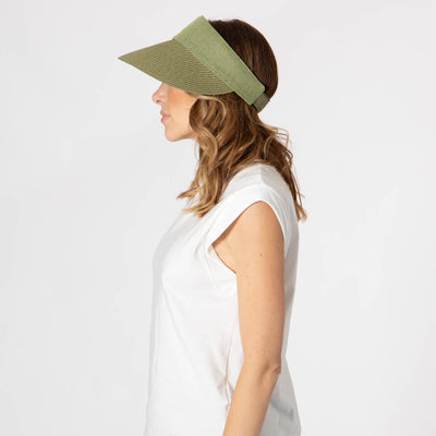 Monte - Visor with Crochet Crown Panel-VISOR-San Diego Hat Company