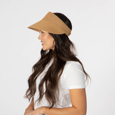 Monte - Visor with Crochet Crown Panel-VISOR-San Diego Hat Company