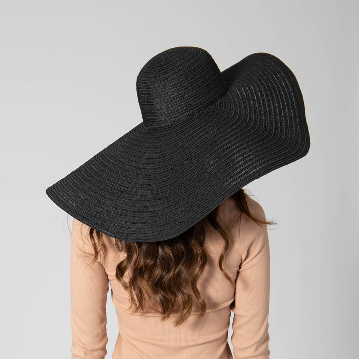 Big black floppy sun hat online