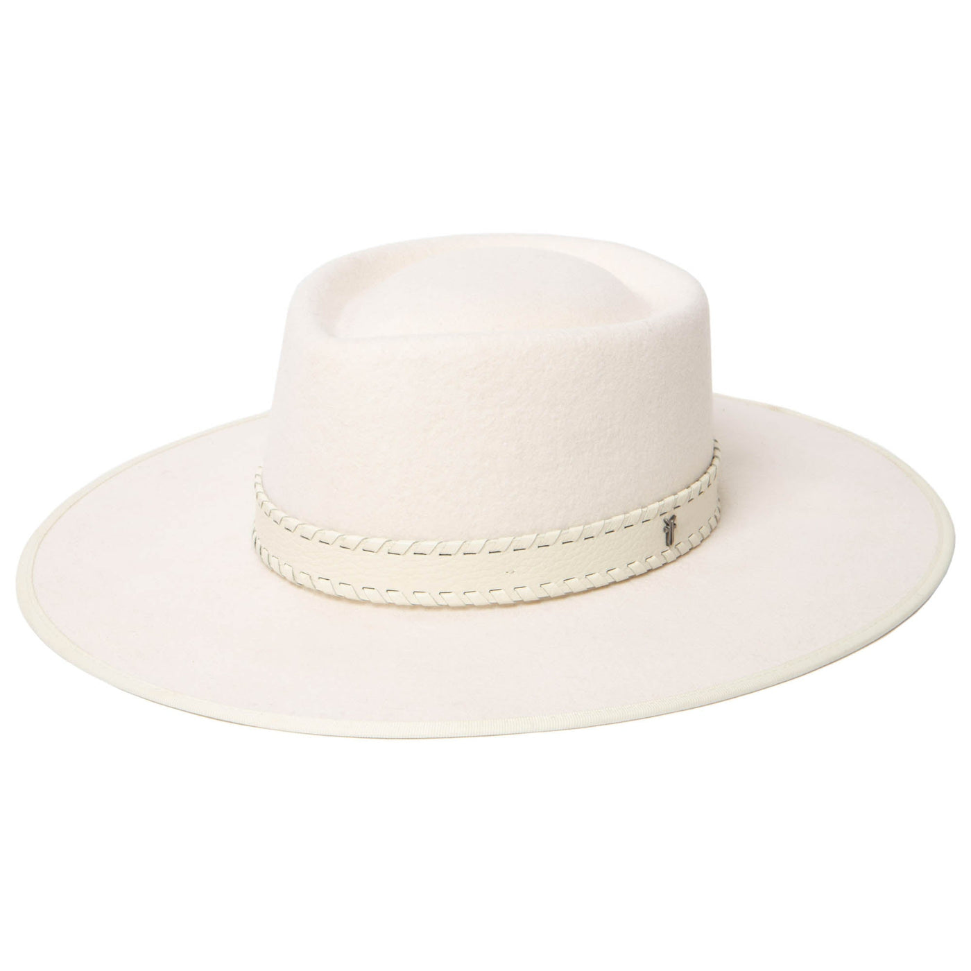 Wool Fedora with Tonal Leather Band by FRYE-FEDORA-San Diego Hat Company