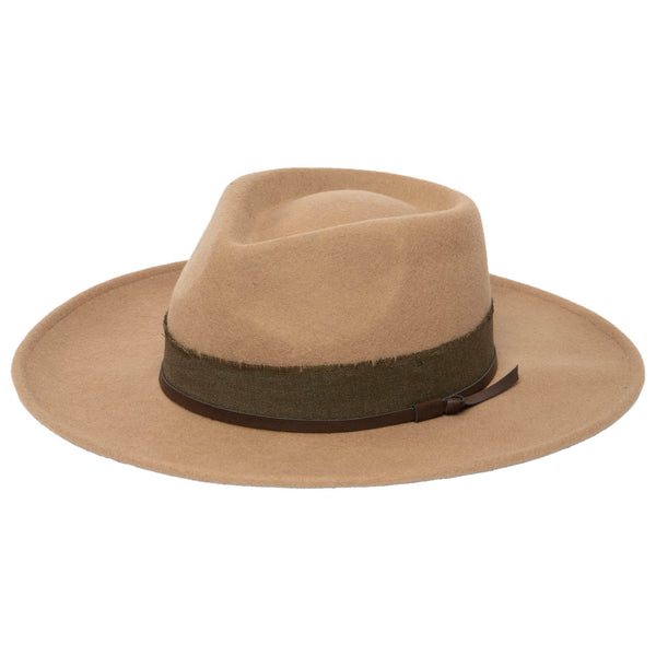 San Diego Hat Men s Frye Pinch Crown Fedora Natural Hats