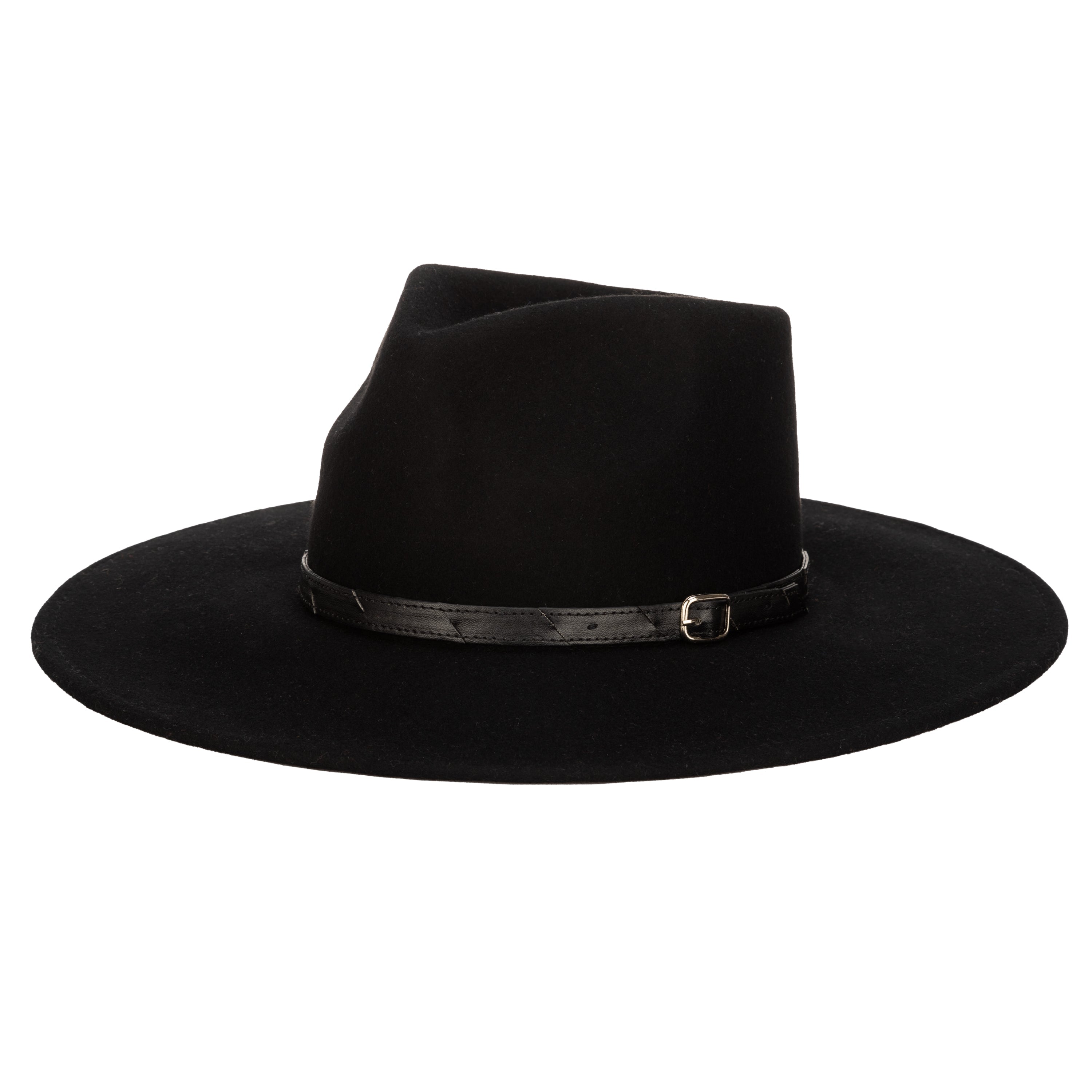 Flameworthy - Women's Felt Fedora W/ Belted Sliced Band – San Diego Hat ...