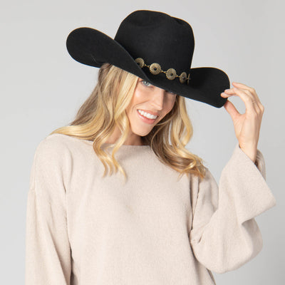 Midnight - Cattleman's Crease Cowboy-COWBOY-San Diego Hat Company