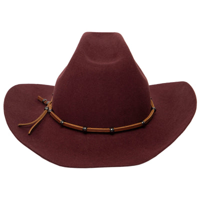 Jean - Cattleman's Crease Cowboy with Studded Leather Cording-COWBOY-San Diego Hat Company