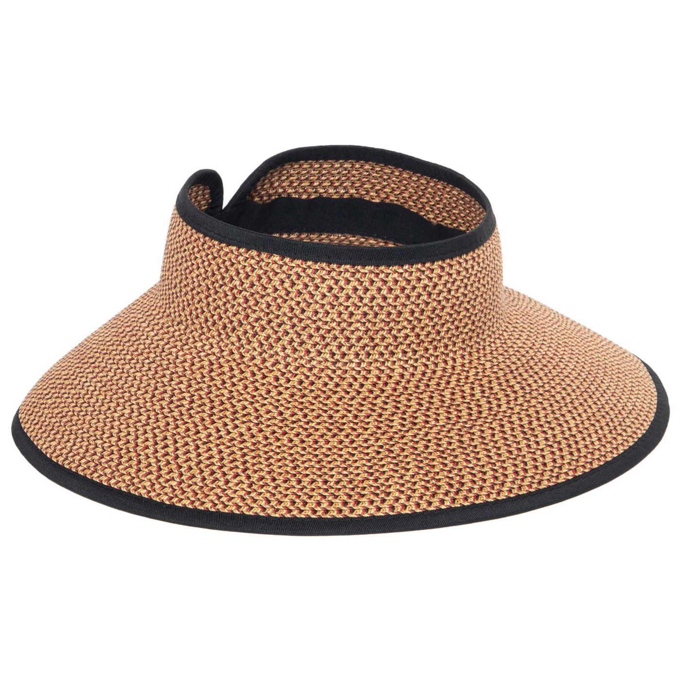 Simplicity Womens Wide Brim Sun Shade Hats For Women,hat Roll-up Straw Visor