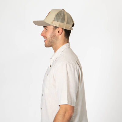 Heritage Line - Mens Beige Trucker Hat (OCM4838)-Trucker-San Diego Hat Company