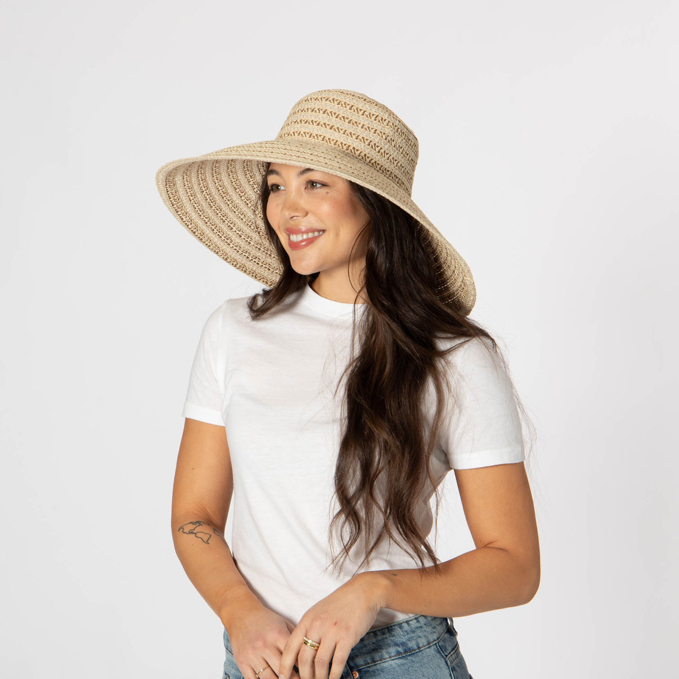 Brisa - Round Crown Sun Hat-SUN BRIM-San Diego Hat Company