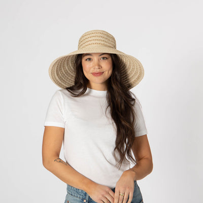 Brisa - Round Crown Sun Hat-SUN BRIM-San Diego Hat Company