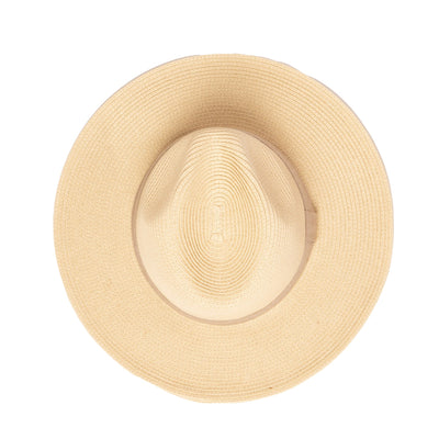 Out of Office - Ultrabraid Fedora With Chambray Band (UBM4457)-FEDORA-San Diego Hat Company