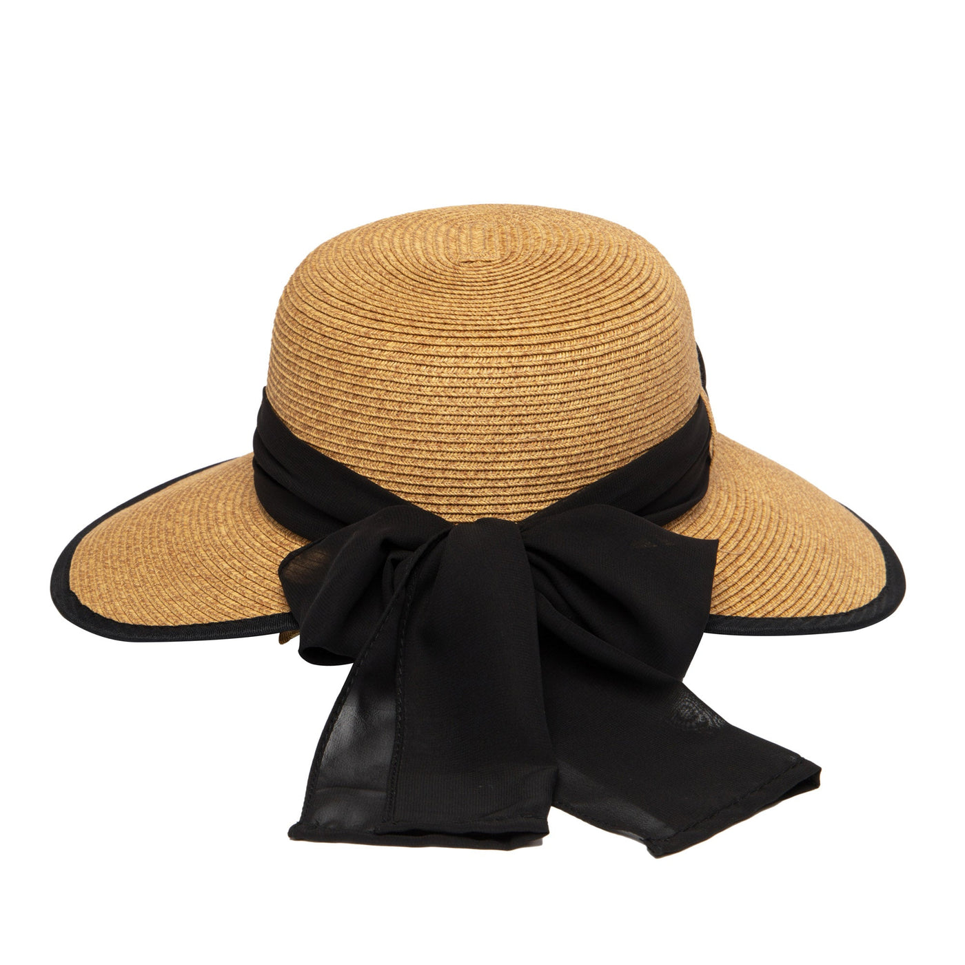 Brunch Date - Ultrabraid Face Saver With Chiffon Tie (UBM4480)-SUN BRIM-San Diego Hat Company