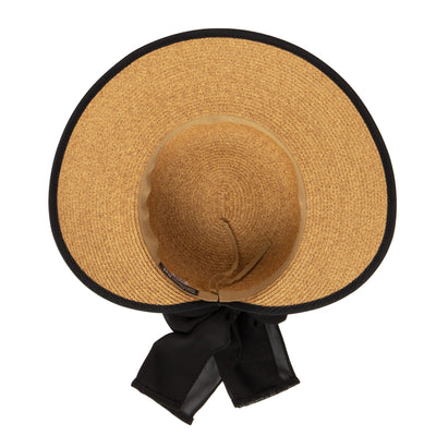 Brunch Date - Ultrabraid Face Saver With Chiffon Tie (UBM4480)-SUN BRIM-San Diego Hat Company