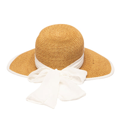 Brunch Date - Ultrabraid Face Saver With Chiffon Tie (UBM4480)-SUN BRIM-San Diego Hat Company