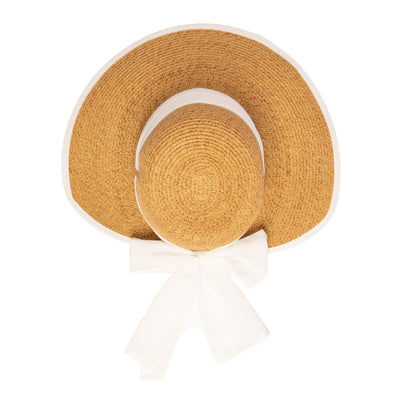 Brunch Date - Ultrabraid Face Saver With Chiffon Tie (UBM4480)-SUN BRIM-San Diego Hat Company