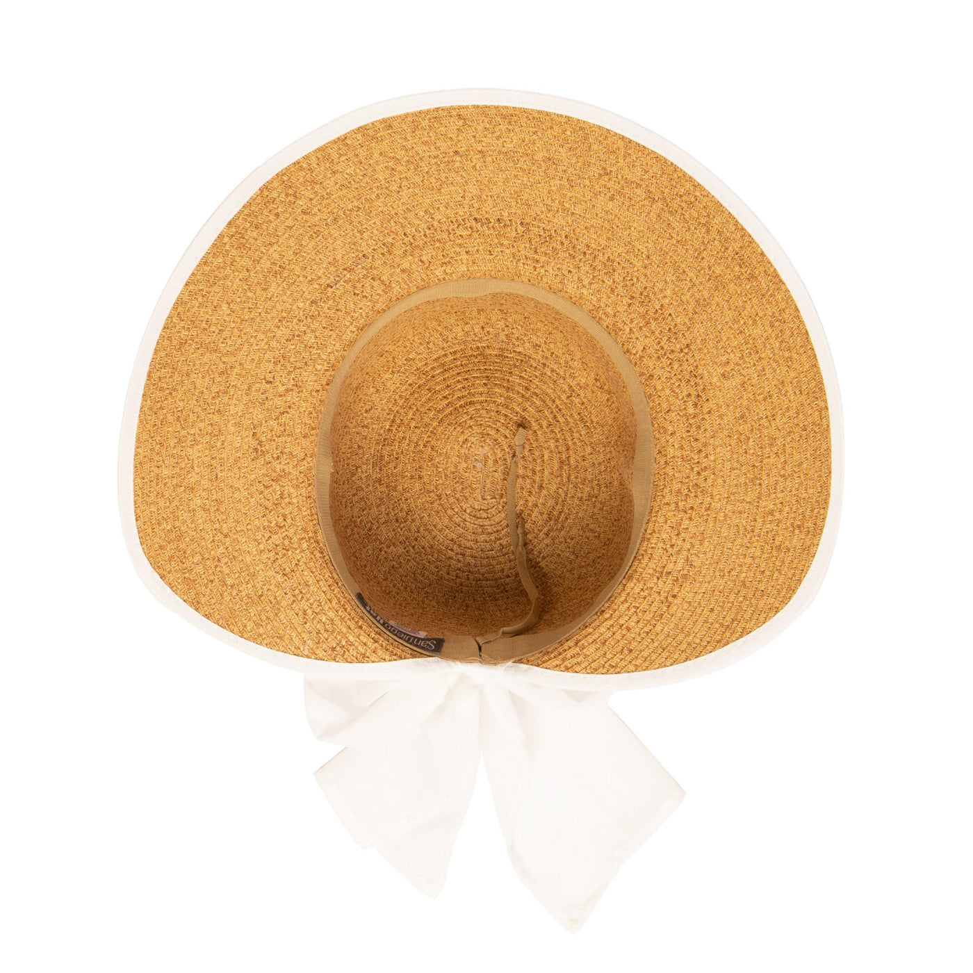 Brunch Date - Ultrabraid Face Saver With Chiffon Tie (UBM4480)-SUN BRIM-San Diego Hat Company